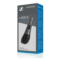 Sennheiser* Sennheiser | 004514 | vocal microphone | e835-S | dynamic | cardioid | with sWitch | including clip and case