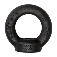 Eller | Ecrou à oeil | Grade 8 | Noir | DIN582