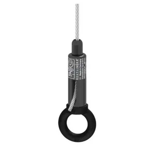 Reutlinger Reutlinger | Wire rope holder with eye | Wire passage side