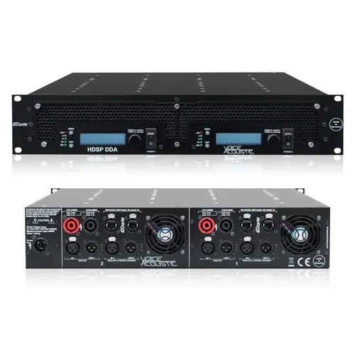Voice-Acoustic* Voice-Acoustic | amplificateur HDSP-0.4DDA | 4 canaux | DSP | Dante | 3200W