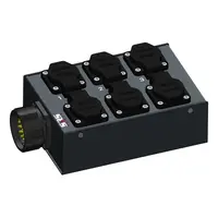 SRS Power | Breakout box Socapex 19p | MSB SX19-6SC | 6x Schuko