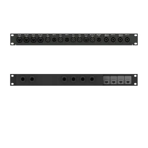 TENNAX* TENNAX | connection panel amplifier | 4-channel | for Powersoft X4, T604, T304 or 2x T602 and T302, among others