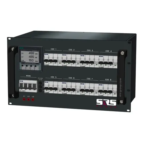 SRS Power* SRS Power | Distributeur de courant 125A | 32A | Compteur numérique | Interrupteur principal | MCB
