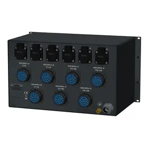 SRS Power* SRS Power | Power distributor 63A | Socapex | Schuko | Digital meter | Main MCB | RCBO