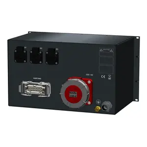 SRS Power* SRS Power | Stroomverdeler 63A | Harting 16P | Schuko | Digitale meter | Main MCB | MCB | RCBO