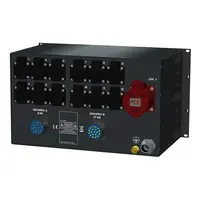 SRS Power | Power distribution board 63A | 32A | Socapex | Schuko | Main MCB | RCD
