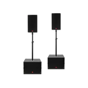 TENNAX* TENNAX | speakerset 8 en 12 inch actief | Flexi 8, Ventus-12 en Ventus-12sp | inclusief hoes, statief en transportwielen