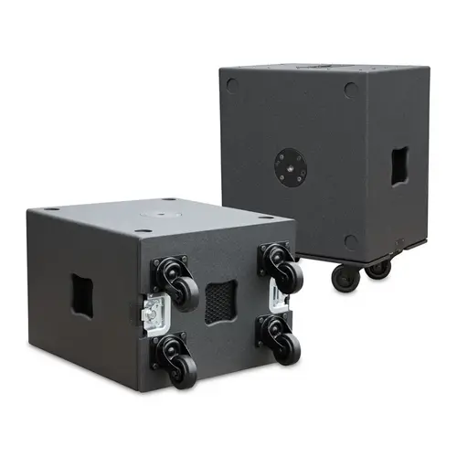 TENNAX* TENNAX | speaker set 6.5 and 12-inch passive | Flexi 6 and Ventus-12 | including cover, stand and transport wheels