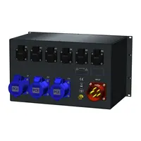 SRS Power | Power distributor 32A | 32A 3p | Schuko | Emergency stop | Digital meter | Main MCB | MCB + RCD SRS Power* SRS Power | Power distributor 32A | 32A 3p | Schuko | Emergency stop | Digital meter | Main MCB | MCB + RCD