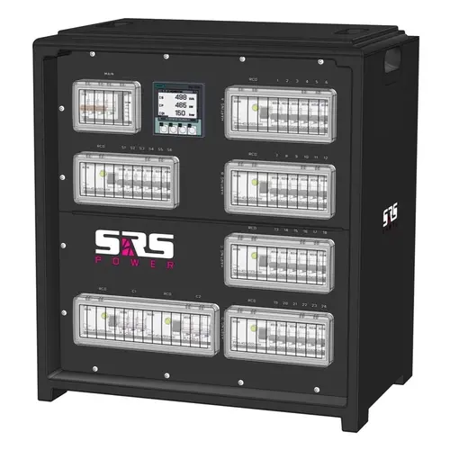SRS Power* SRS Power | IP54 Power distributor 63A | 32A | Harting 16p | Main MCB | MCB