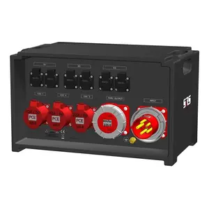 SRS Power* SRS Power | IP54 Power distributor 63A | 63A | 32A | Schuko | Emergency stop | Main MCB | RCBO
