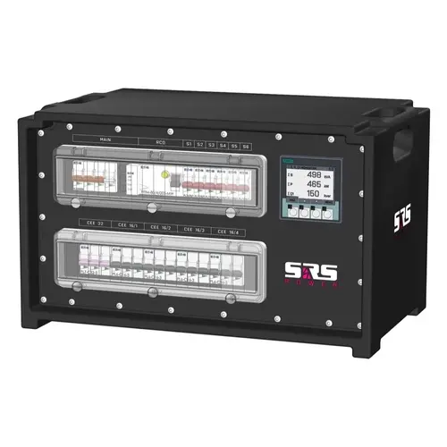 SRS Power* SRS Power | IP54 Power distributor 63A | 32A | 16A 5p | Schuko | Main MCB | MCB