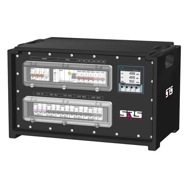 SRS Power* SRS Power | IP54 Stroomverdeler 63A | 32A | 16A 5p | Schuko | Main MCB | MCB