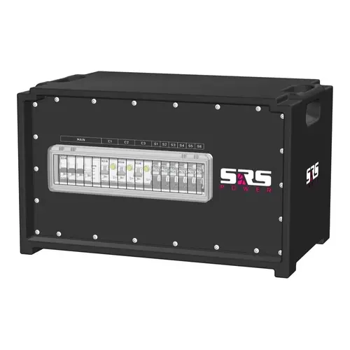 SRS Power* SRS Power | IP54 Power Distribution 32A | 32A 3p | Schuko | Main MCB | RCBO