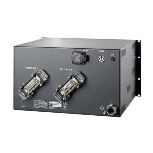 SRS Rigging* SRS Rigging | AHD12-LV | AHD Hoist Controller 12-channel | Type de contrôleur : Low Voltage | Input : 1x CEE32A-5p or 1x CEE63A-5p