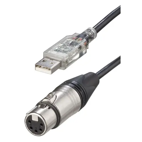 SRS Rigging* SRS Lighting | SW-UPG-FEMALE | SRS Software upgrade | programming cable | USB-A | Female connector