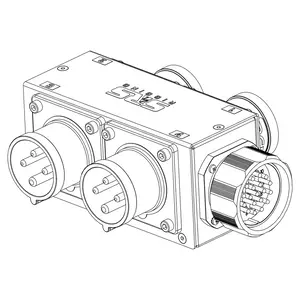 SRS Rigging* SRS Rigging | MC-SPLIT4-LV | Breakout 4-kanaals | Geschikt voor: Low Voltage