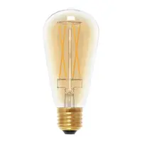 Segula | SG-50295 | LED lamp | Vintage Rustica Long Style Golden | E27 | 400 lm | 2000 K | CRI+90