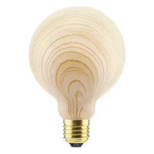 Segula* Segula | SG-50774 | Ampoule LED Globe 95 Bois 8W | E27