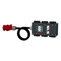 SRS Power | Portable power distributor 16A 5p | Schuko | RCBO