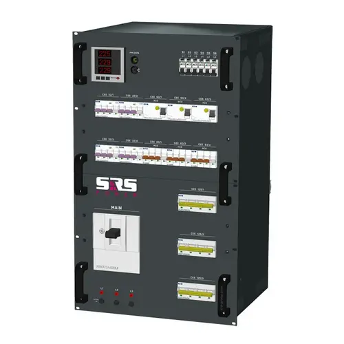 SRS Power* SRS Power | Distribution d'énergie 400A | 125A | 63A | 32A | Schuko | Main | RCBO