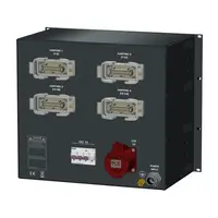 SRS Power | Stroomverdeler 63A | 32A | Harting 16p | Schuko | Main MCB | RCBO