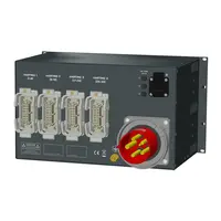 SRS Power | Power distributor 125A | Harting 16p | Schuko | RCBO
