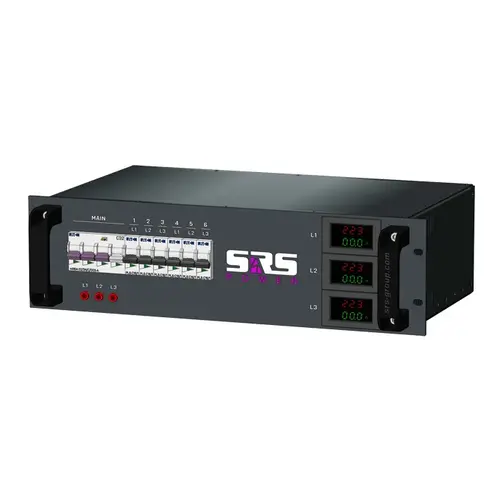 SRS Power* SRS Power | Stroomverdeler 32A | 32A | Schuko | Main RCBO | MCB | VA meter
