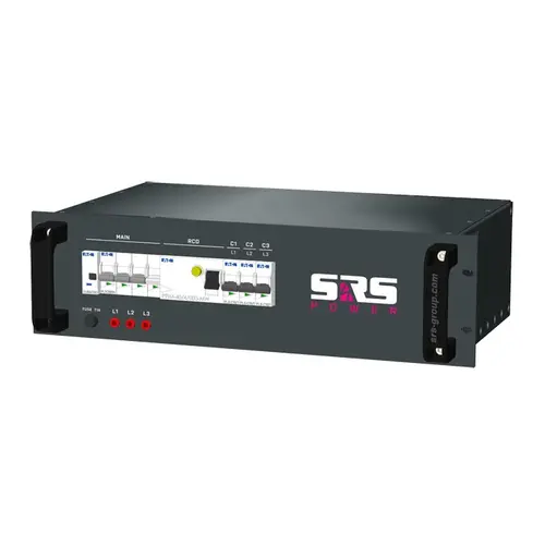 SRS Power* SRS Power | Distributeur de courant 16A | 16A 3p | MCB principal | RCD