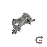 CJS Europe* CJS | Swivelcoupler | Rotation: 360 Degrees | Diameter: 20mm | SWL 10KG | Lock M6 Wing Nut | Available in Black or Silver