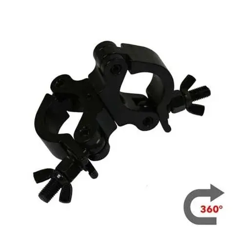 CJS Europe* CJS | Swivelcoupler | Rotation: 360 Degrees | SWL 200KG | Available in Black or Silver