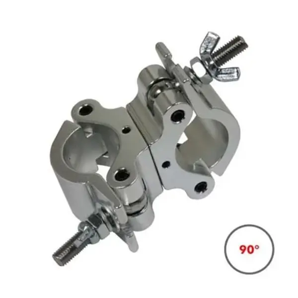 CJS Europe* CJS | Coupleur pivotant | Diamètre : 48-51mm | SWL 500KG | Verrouillage M12 Wing nut | Disponible en Noir ou Argent