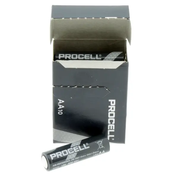 Duracell Procell | 8150 | AA LR06 Piles alcalines | paquet de 10 pièces Duracell Procell-batterijen Duracell Procell | 8150 | AA LR06 Piles alcalines | paquet de 10 pièces