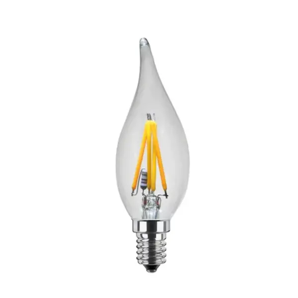 Segula | SG-50237 | Lampe LED | Modèle de bougie Windfall Bright | E14 | 2,7W | 160 lm | 2000-2900 K | CRI+90 Segula* Segula | SG-50237 | Lampe LED | Modèle de bougie Windfall Bright | E14 | 2,7W | 160 lm | 2000-2900 K | CRI+90