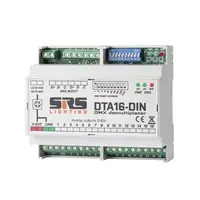 SRS Lighting | DTA16-DIN | DMX naar analoog converter