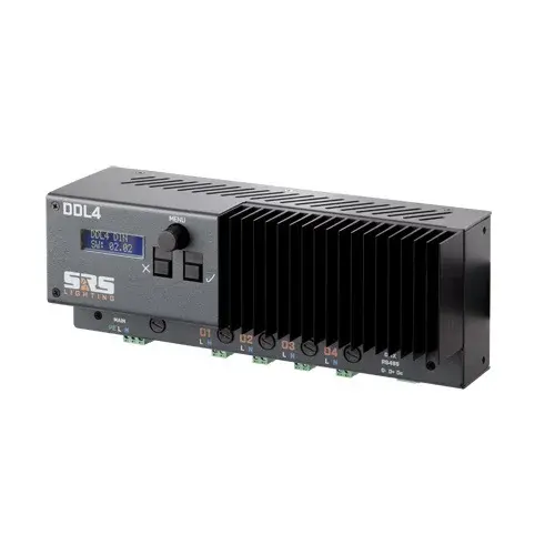 SRS Lighting* SRS Lighting | DDL4 | LED dimmer 4-channel | Power: 4x 300W | DIN-Rail | Suitable for: Retro-fit LED lamps | Connectors: WAGO