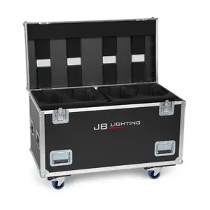 Amptown* Amptown | CASE39 | Flightcase | 4x P15 of P12 | L 120 x B 60 x H 90 cm | SIP foam inlay | 168 lg Incl