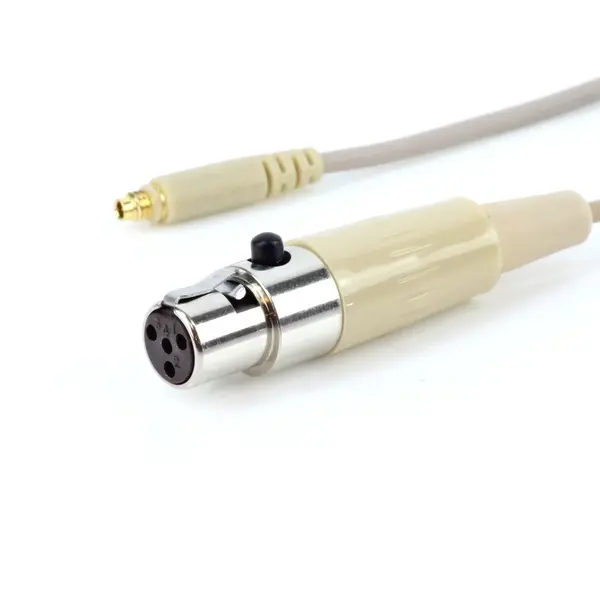 JAG-microphones | 801065 | Cable-with mini-XLR connector | Shure | Kleur: Beige JAG-microphones* JAG-microphones | 801065 | Cable-with mini-XLR connector | Shure | Kleur: Beige