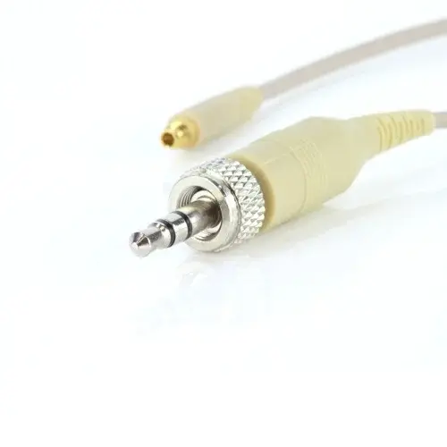 JAG-microphones* JAG microphones | 801061 | Câble avec connecteur mini-Jack | EW/Sennheiser | Couleur : Beige