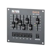 SRS Lighting | 6-, 12- or 18-channel control panel | 19-inch 3U | DMX+ 0/+10V console | DMX out: WAGO
