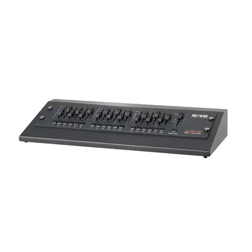 SRS Lighting* SRS Lighting | 6-, 12- or 18-channel control panel | 19-inch 3U | DMX+ 0/+10V console | DMX out: WAGO