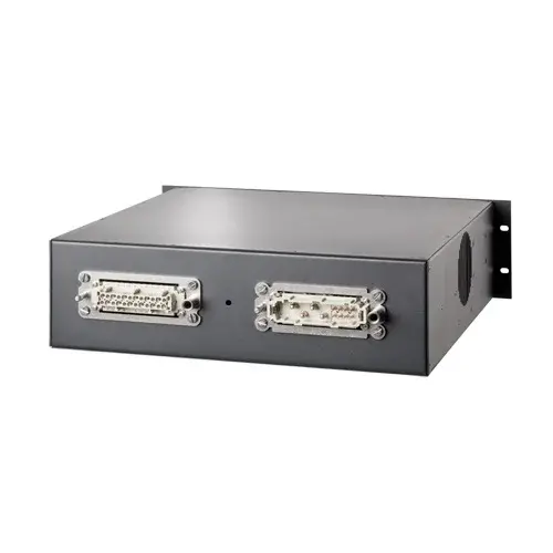 SRS Lighting* SRS Lighting | Installation Switchpack 12 canaux | Disjoncteurs : Unipolaire | Principal : RCD | 19 pouces | DMX 3+5 broches | Slide non compris