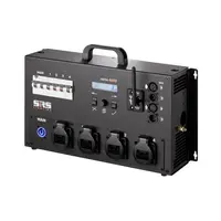 SRS Lighting | Dimmer 4-channel | Circuit breakers: RCBO | Main: RCD | DMX 3+5pin | Excluding connection panel