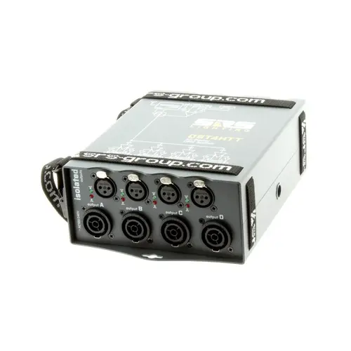 SRS Lighting* SRS Lighting | DST4H | DMX-splitter 4-kanaals en 4-kanaals stroomverdeler