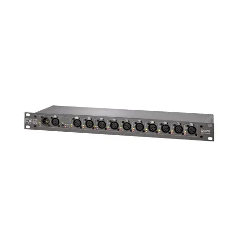 SRS Lighting* SRS Lighting | DSR10 | DMX splitter 10-channel | 19-inch | Power input: Powercon