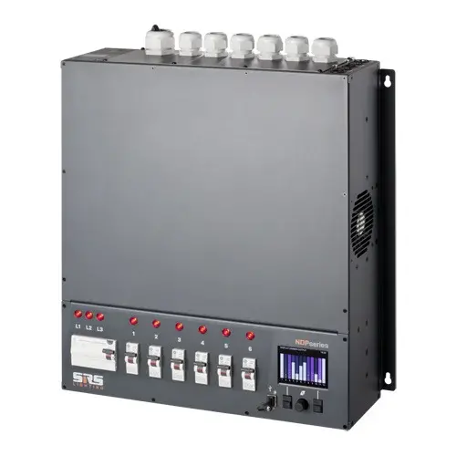 SRS Lighting* SRS Lighting | NDPG6016-5-WM | Wall dimmer 6-channel NDP | Circuit breakers: RCBO | Power: 16A | Main: Main switch | DMX 5pin | Excluding backplate