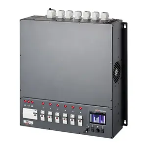 SRS Lighting* SRS Lighting | NDPN6016-5-WM | Wall dimmer 6-channel NDP | Circuit breakers: Double-pole | Power: 16A | Main: Earth leakage switch | DMX 5pin | Excluding backplate