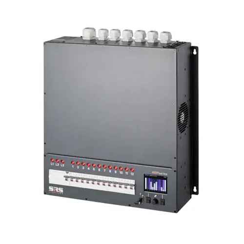 SRS Lighting* SRS Lighting | NDPG1216B-5-WM | Wall dimmer 12-channel NDP | Circuit breakers: RCBO | Power: 16A | Main: Main switch | DMX 5pin | Excluding backplate