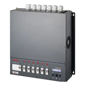 SRS Lighting* SRS Lighting | DDPN6025B-8-WM | Wall dimmer 6-channel DDP | Circuit breakers: Double-pole | Power: 25A | Main: Main switch | DMX 3+5pin | Exclusive backplate