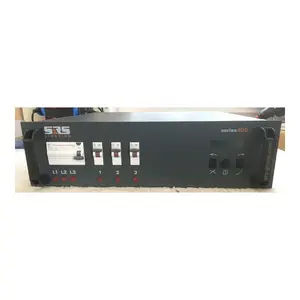 SRS Lighting* SRS Lighting | DDP3050B-8 | Dimmer 3-channel DDP | 19-inch | Circuit breakers: Single-pole | Power: 50A | Main: Main switch | DMX 3+5pin | Excluding backplate